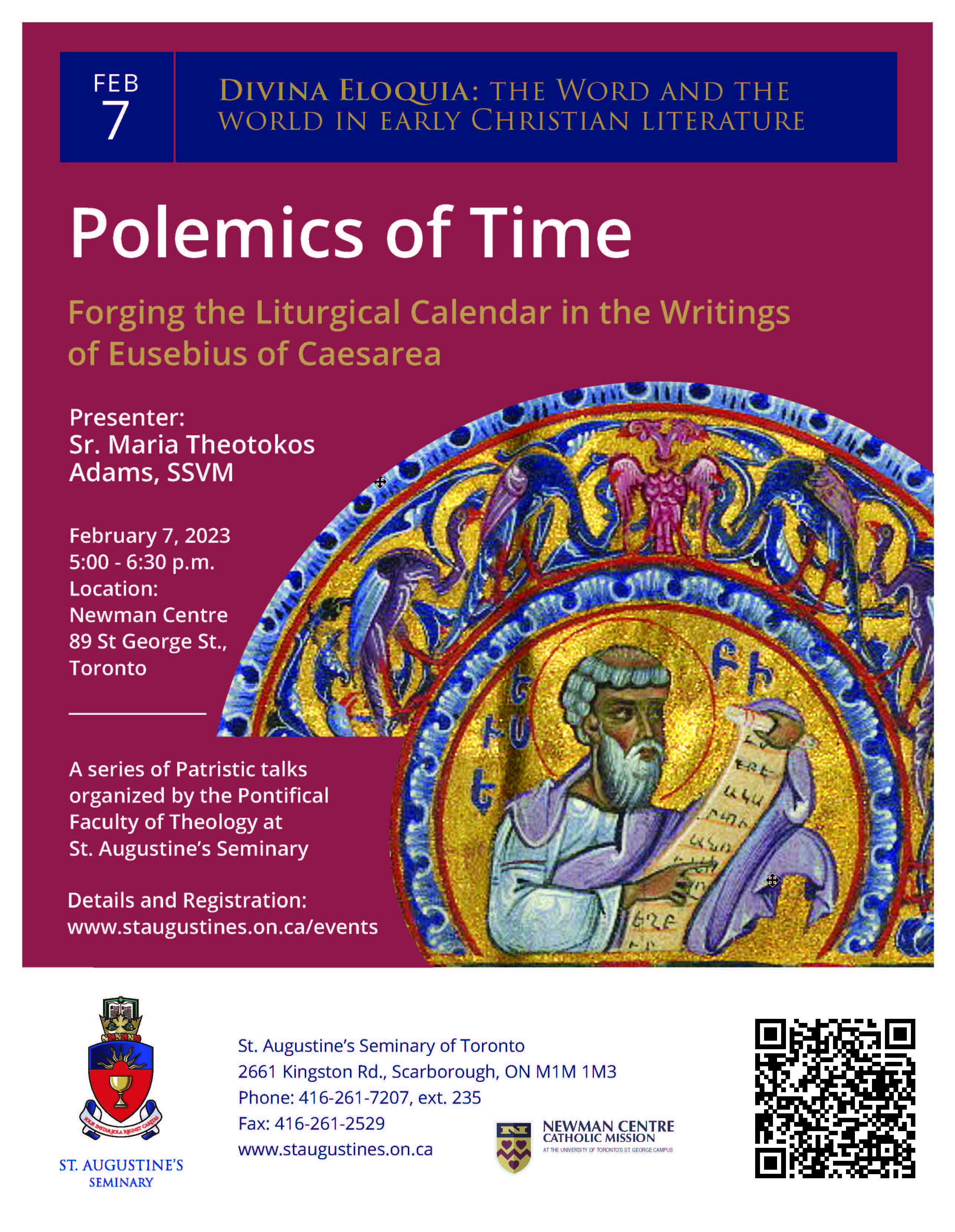 Patristic Talk - Polemics of Time, Forging the Liturgical Calendar in the Writings of Eusebius of Caesarea