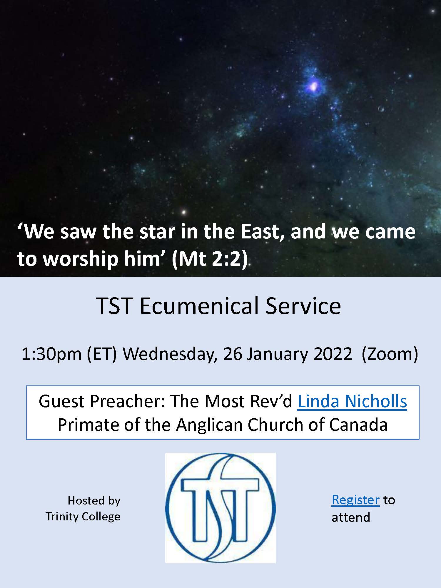 Annual TST-wide Ecumenical Worship Service