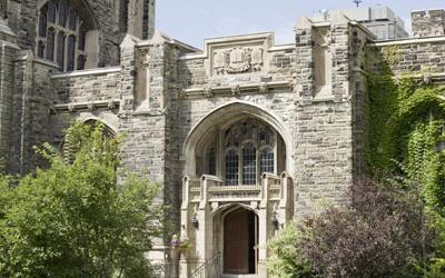 Knox College building exterior view
