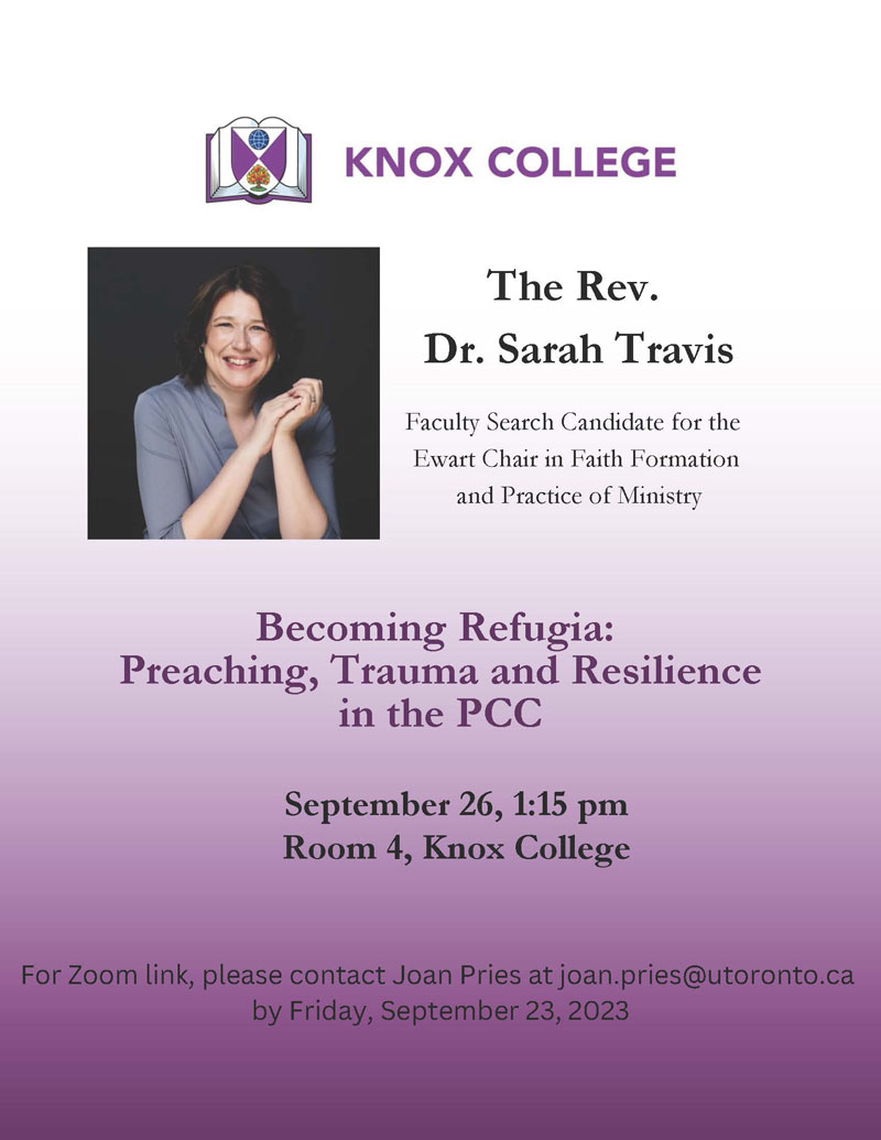 Knox College Faculty Candidate Lecture, Sept 26