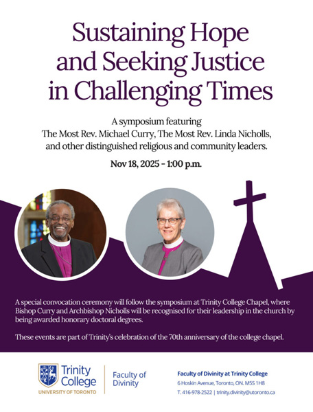 Trinity College Symposium, November 18
