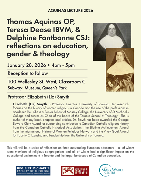Aquinas Lecture, Janaury 28