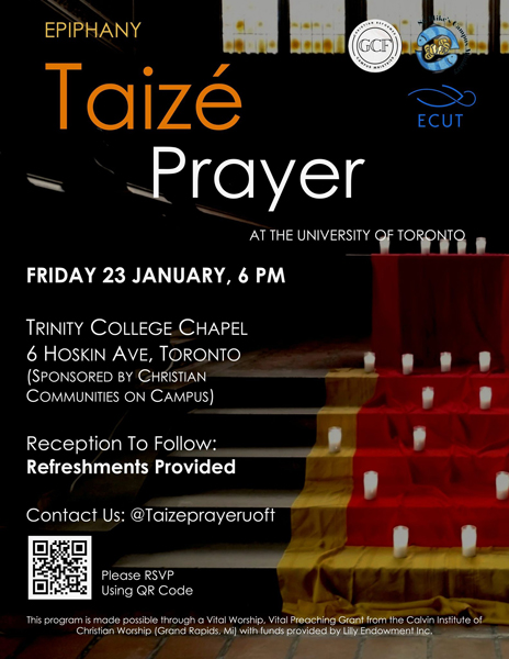 Taize Prayer Service, January 23