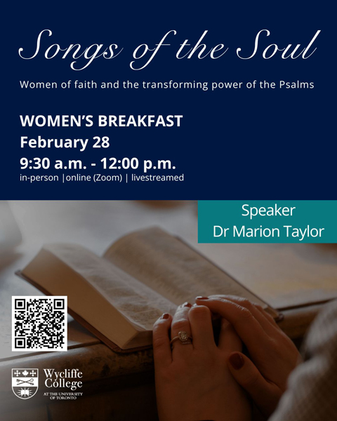 Wycliffe College, Women's Breakfast, Feb 28