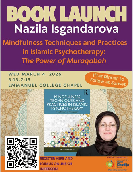 Emmanuel College Book Launch, March 4