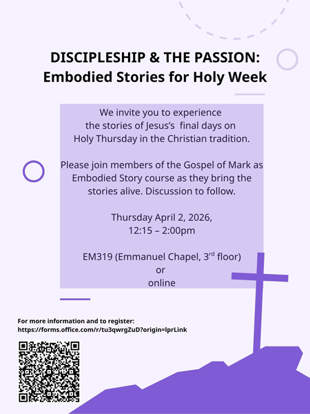 Emmanuel College Event, April 2