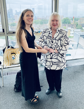 Dr. Elizabeth Smyth (right) and Dr. Catriona Delaney (left)