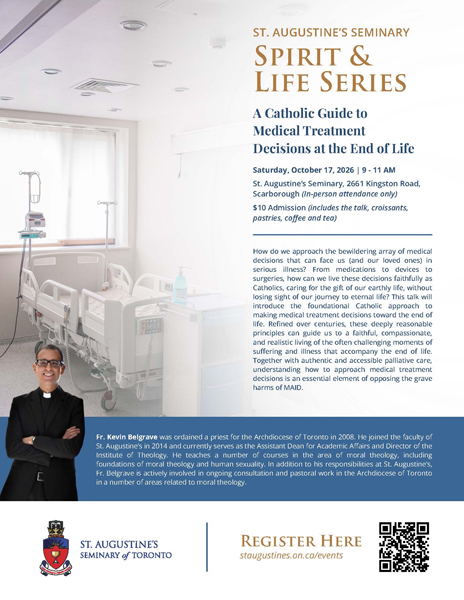 St. Augustine's Seminary Talk, October 17