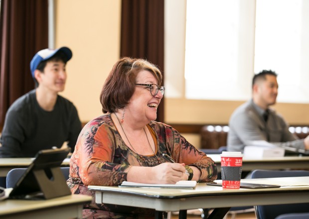 students in class