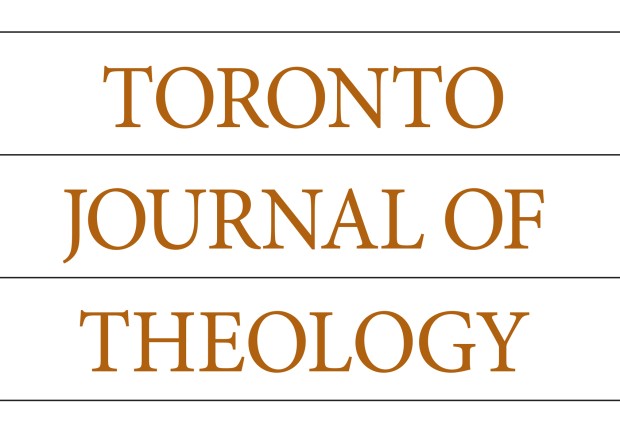 Toronto Journal of Theology cover