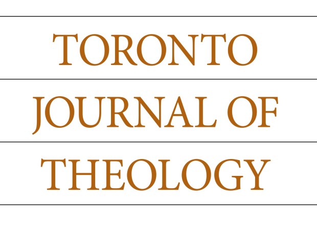 Toronto Journal of Theology cover
